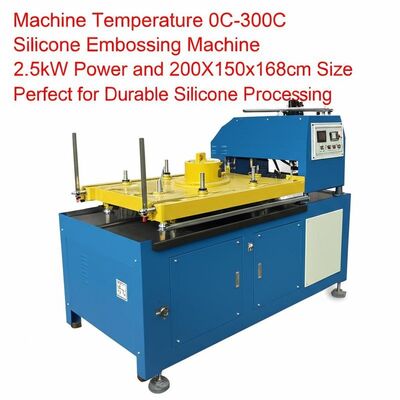 Un bon prix. Température de la machine 0C-300C Machine de gravure en silicone 2,5 kW Puissance et taille 200X150x168cm Parfait pour le traitement du silicone durable en ligne